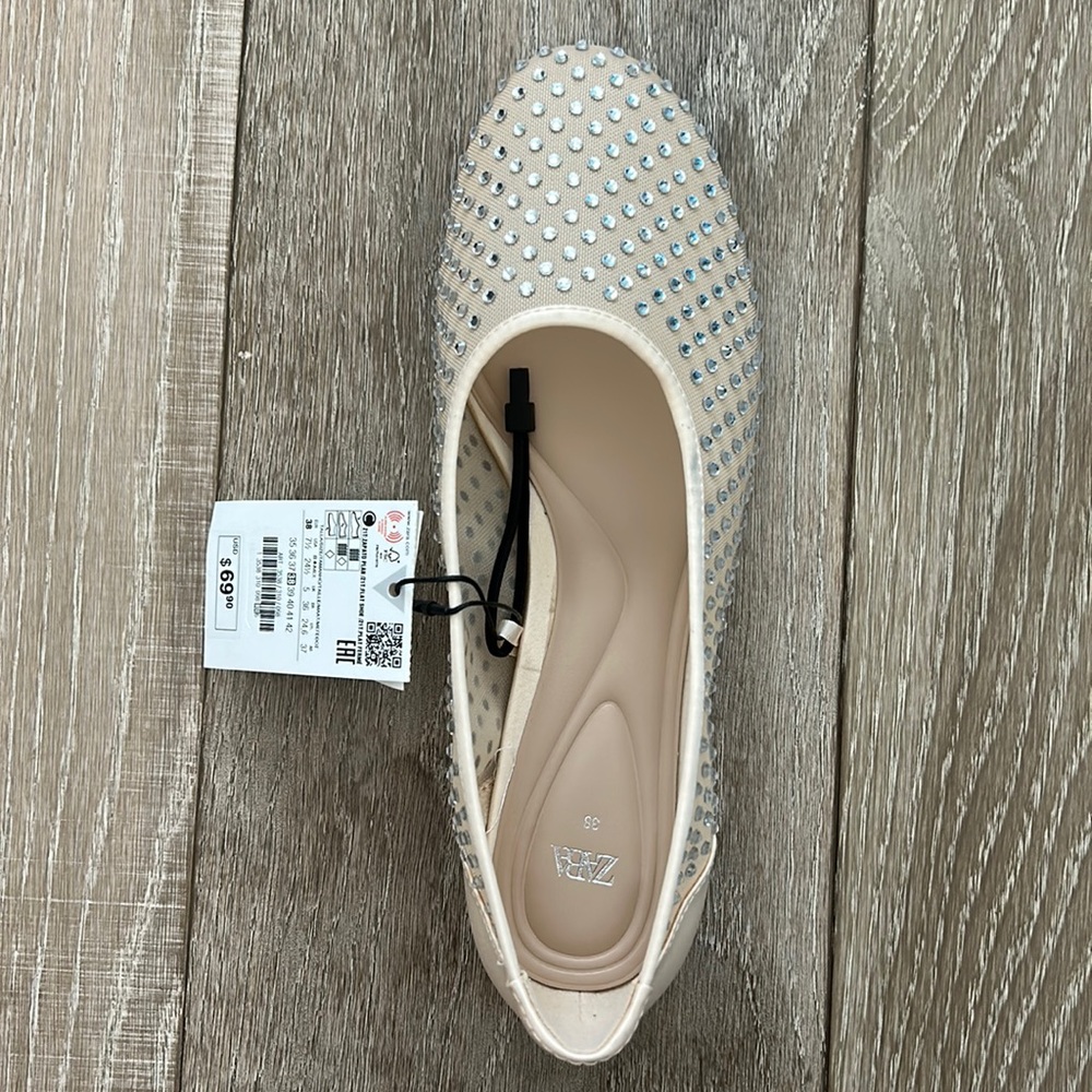 NWT Zara Mesh Ballet Flats (SOLD OUT ONLINE)